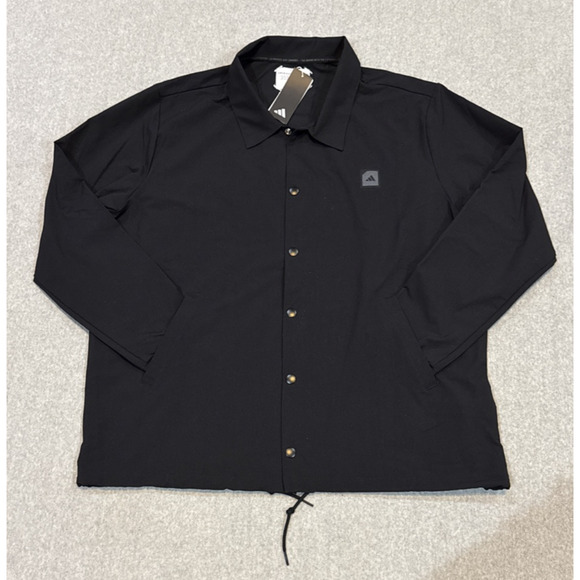 Adidas Black Jacket Men's 2XL Adicross MSRP $120 - Picture 1 of 9